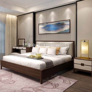 新中式床組合--8229